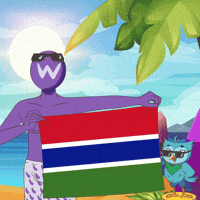 Gambia Flag GIF