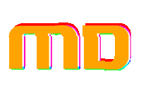Md Sticker by Rendr MASTERD