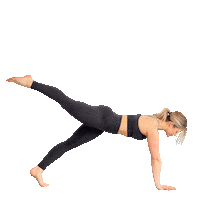 Abs Plank Sticker by Align Pilates
