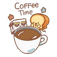 A Cup Of Coffee Sticker