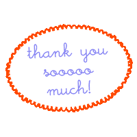 Thank U Text Sticker
