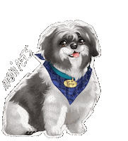 Happy Dog Sticker