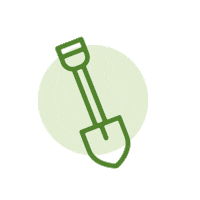 ON1Call shovel locate ontario one call dig safe Sticker