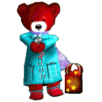Teddy Bear Drawing Sticker
