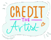 Artist Crediting Sticker