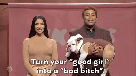 Kim Kardashian Dog GIF by Saturday Night Live