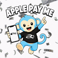 Pay Me Blue Monkey GIF by Respective