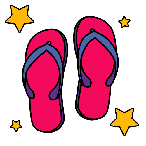 UnknownArtist298 hot pink yeah beach Sticker