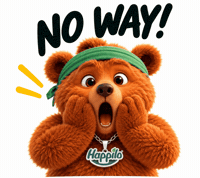 Shocked No Way GIF by Happilo