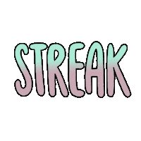 streak Sticker by Alba Paris