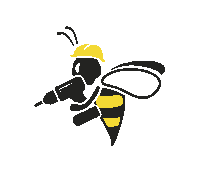 Bee Sticker by luebwolters