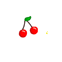 Food Cherry Sticker