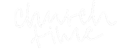 Lettering Church Sticker