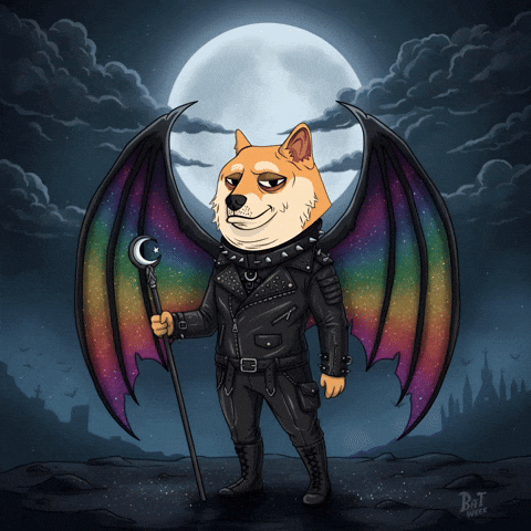 To The Moon Illustration GIF by Doge Pound
