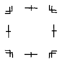 minamidesignoffice mdo 囲み トンボ minamidesignoffice Sticker