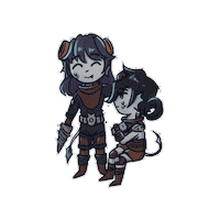 Chibiscollab Sticker