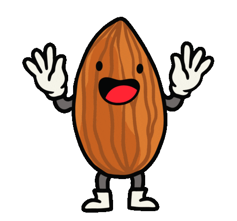 Go Vegan Almond Milk Sticker by EcoYou