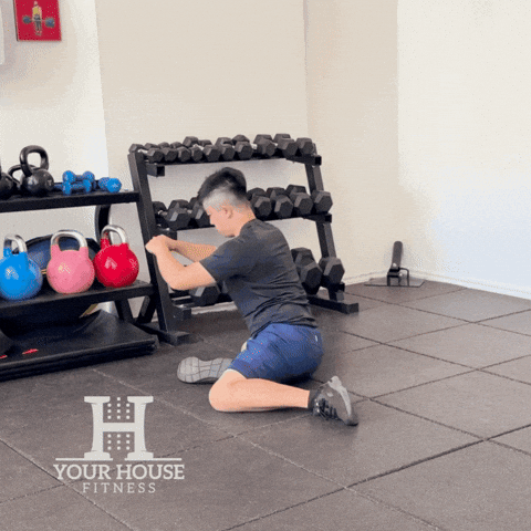 Stretching Physical Therapy GIF by Your House Fitness