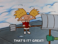 hey arnold nickelodeon GIF