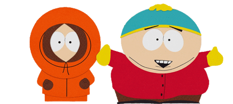 Happy Kenny Mccormick Sticker by South Park
