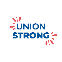 Union Strong 1U Sticker by Union Plus