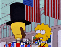 lisa simpson wow GIF