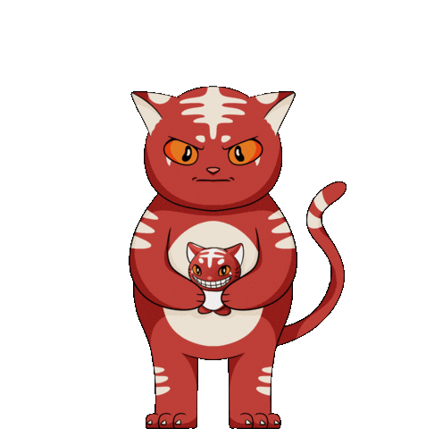 Angry Funny Cat Sticker by Kitaro World