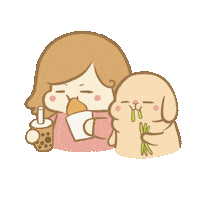 Food Couple Sticker