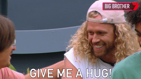 Big Brother Hug GIF by Big Brother Australia