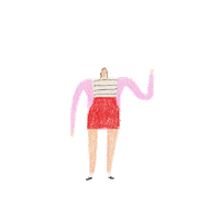 Illustration Hello Sticker by Natalie Adkins