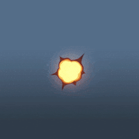 DamnatioGames logo boom explosion videogame GIF