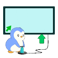 Crypto Penguin Sticker by Pudgy Memez