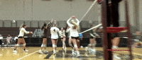 Celebration Dancing GIF by Brown Volleyball