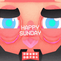 Happy Sunday Art GIF by sahlooter