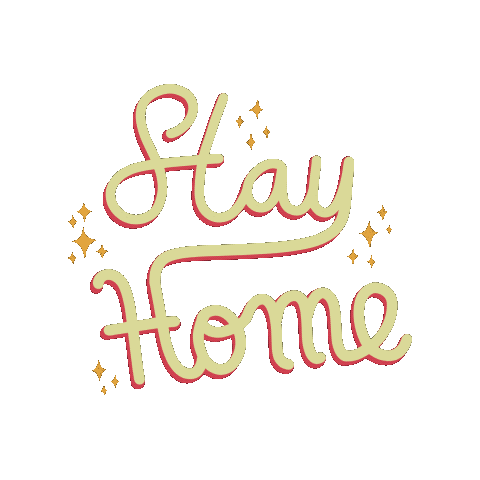 Art Stay Home Sticker