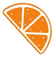 Color Orange Sticker
