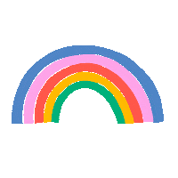 Happy Rainbow Sticker