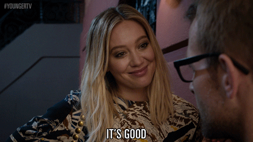 hilary duff yes GIF by YoungerTV