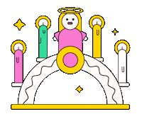 Winter Wonderland Christmas Sticker by katycreates