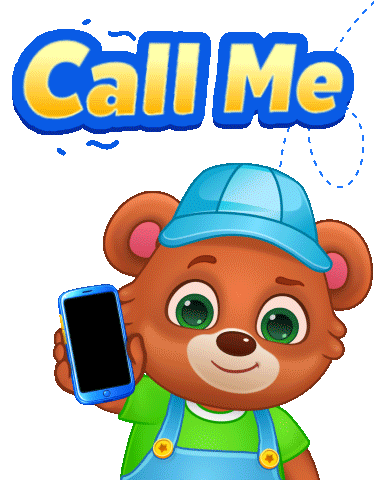 Call Me Hello Sticker by Lucas and Friends by RV AppStudios