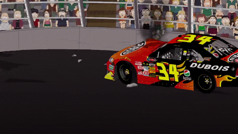 spin out nascar GIF by South Park 