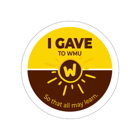 Western Michigan University Broncos Sticker by WMU Alumni