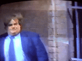 chris farley entrance GIF