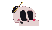Animation Skull Sticker