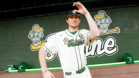 College Baseball Cameron GIF by GreenWave