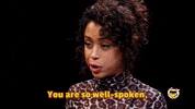 Liza Koshy Hot Ones GIF by First We Feast