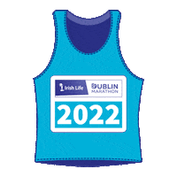 Dublin Marathon Sticker by Irish Life