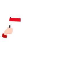 Glowing 17 Agustus Sticker by Trueve