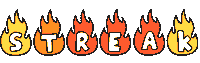 streak Sticker by Martina Martian
