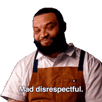 Mad Disrespect Sticker by Next Level Chef